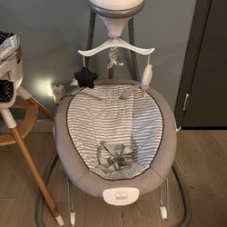 Graco DuetConnect Deluxe Multi-Direction Baby Swing and Bouncer - Britton