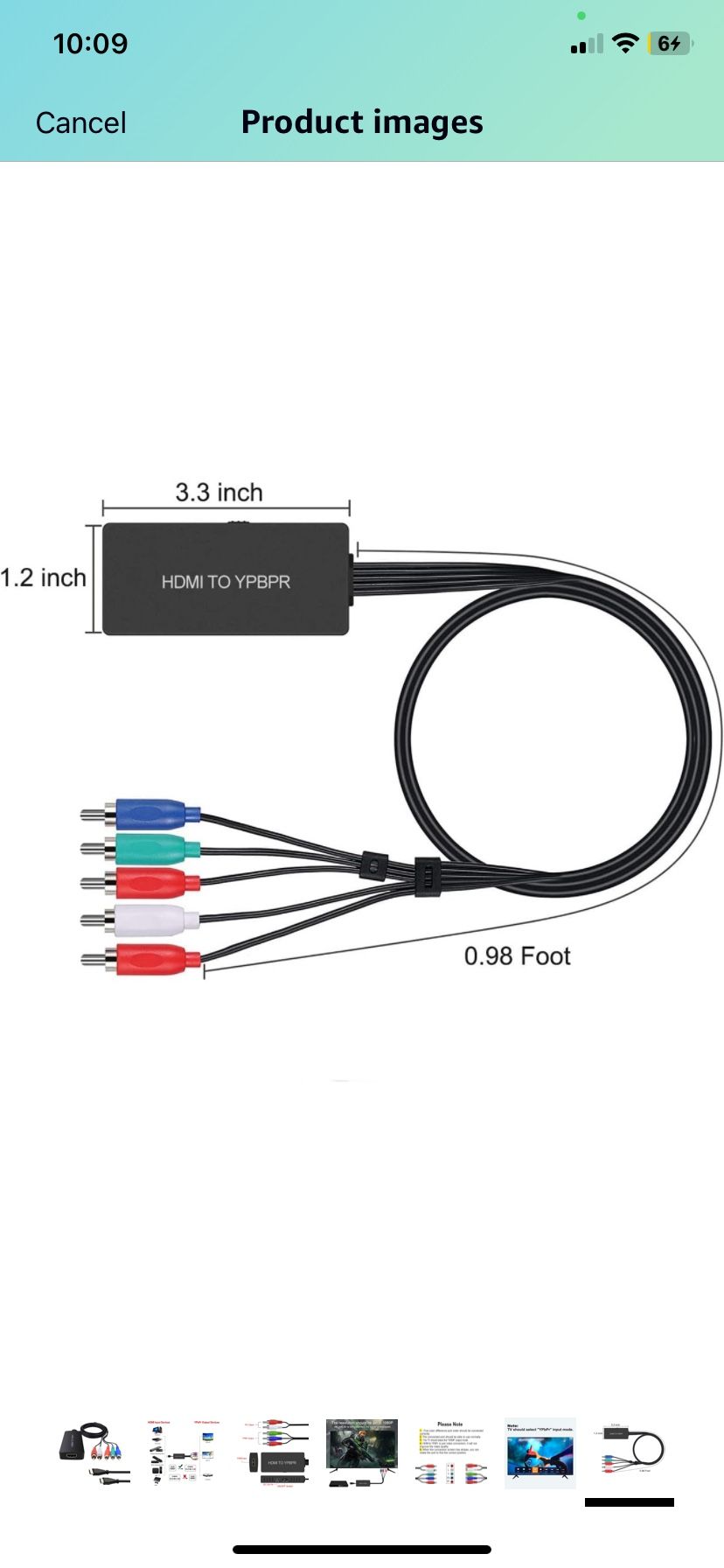 HDMI To Component 
