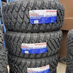 Lt275/55/20 Atlander MT set Of 4 New Tires Installed And Balanced 40,000 Miles Warranty