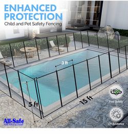 Pool fence 5x15 foot