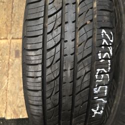 2 Tires 225.65.17 Kumho 90 % Tread Dot 2523