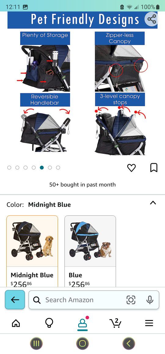 Big Dog Stroller Up To 75lbs