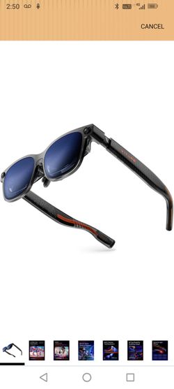 VITURE Luma Ultra XR Glasses, 152'' 1500 Nits 6DoF AR Glasses, 52° FOV, 2D to 3D, Electrochromic Film, Myopia Adjustments, Gaming Smart Glasses for iP