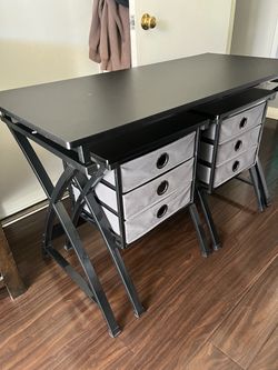 Desk with two side drawers !!