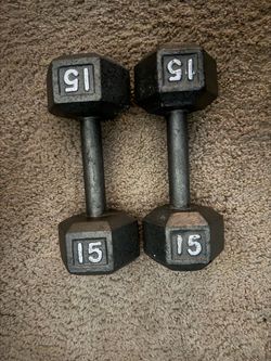 15lbs dumbbells 2
