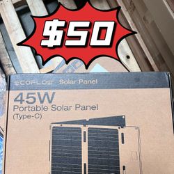 ❤️$50❤️ EcoFlow 45W Portable Solar Panel  Pick up is in the East Los Angeles 90032 El Sereno Neighborhood. Between Huntington Drive and Monterey Rd.  