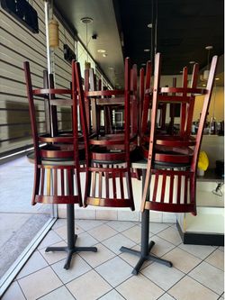 Bar chairs.