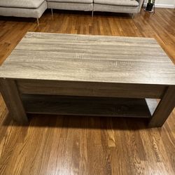 Coffee table with storage