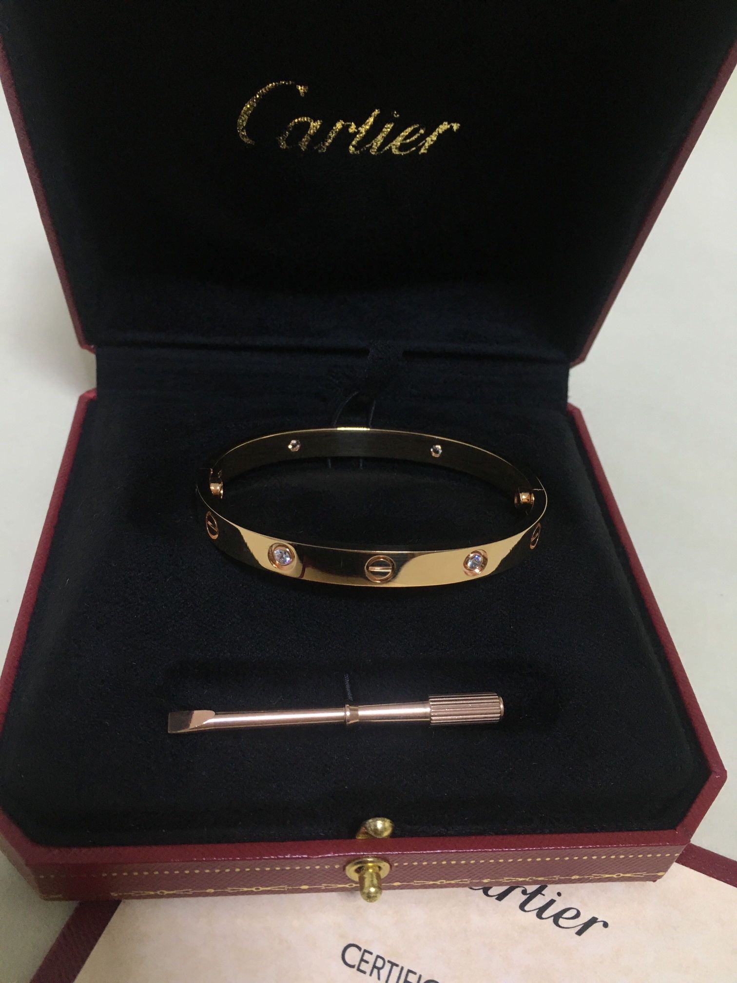 Cartier bracelet Cartier LOVE 18k rose gold bracelet