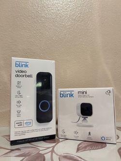 Blink doorbell and Blink mini - $40 for both