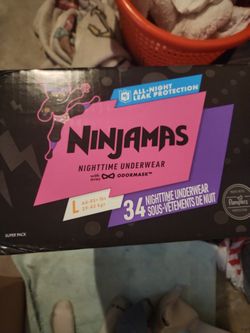 Ninjamas Night Time Underwear Size L