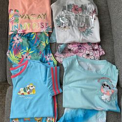Girls Pajamas PJs 10-12