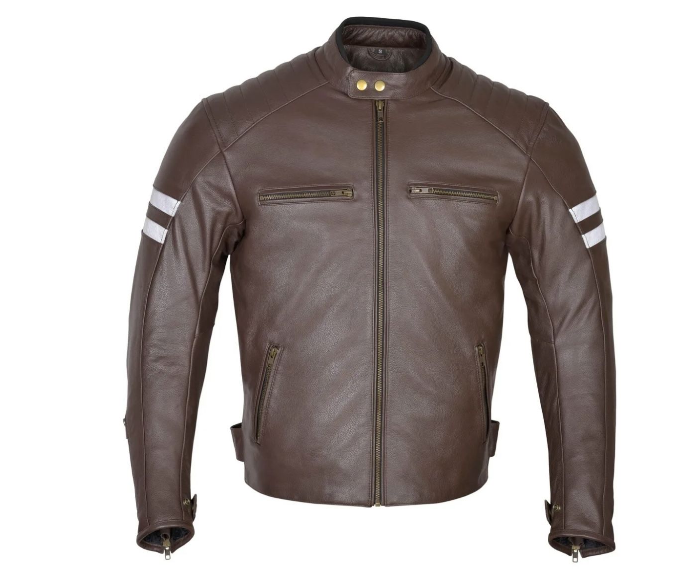 mens leather biker jacket