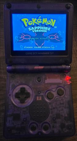 Pokemon Sapphire Authentic Copy Dead Battery