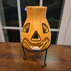 Jack O Lantern Tea Light Holder