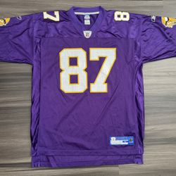 Reebok Minnesota Vikings Marcus Robinson #87 NFL Home Game Jersey Men’s Large