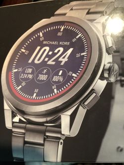 Brand new and Authentic SEALED! Michael Kors Access Touchscreen Grayson Silver Men’s Smartwatch ‼️ Price is FIRM ‼️ serious inquiries only ❗️NO TRADES