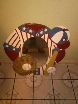 baseball mirror frame