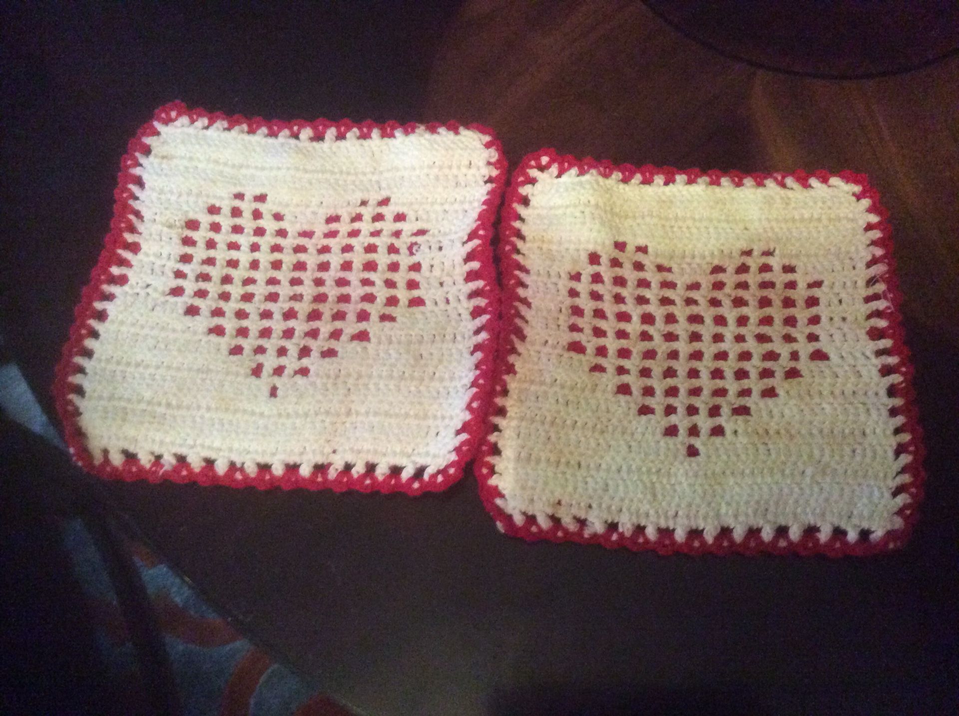 Crochet pot holders