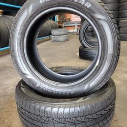 🔥 (2) 245 55 19 Goodyear WeatherReady All Season Tires 