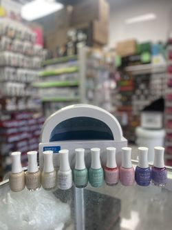 Lámpara Led Uv Con 5 Regular Y Gel Nails