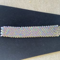 Snake/Dragon Scale Beaded Bracelet