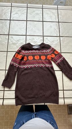 The Children's Place Kids Pumpkin Sweater Dress