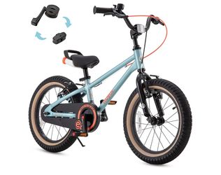 RoyalBaby EZ-Pro Kids 14inch Bike, Lightweight Aluminum 2-in-1 Balance to Pedal Bike