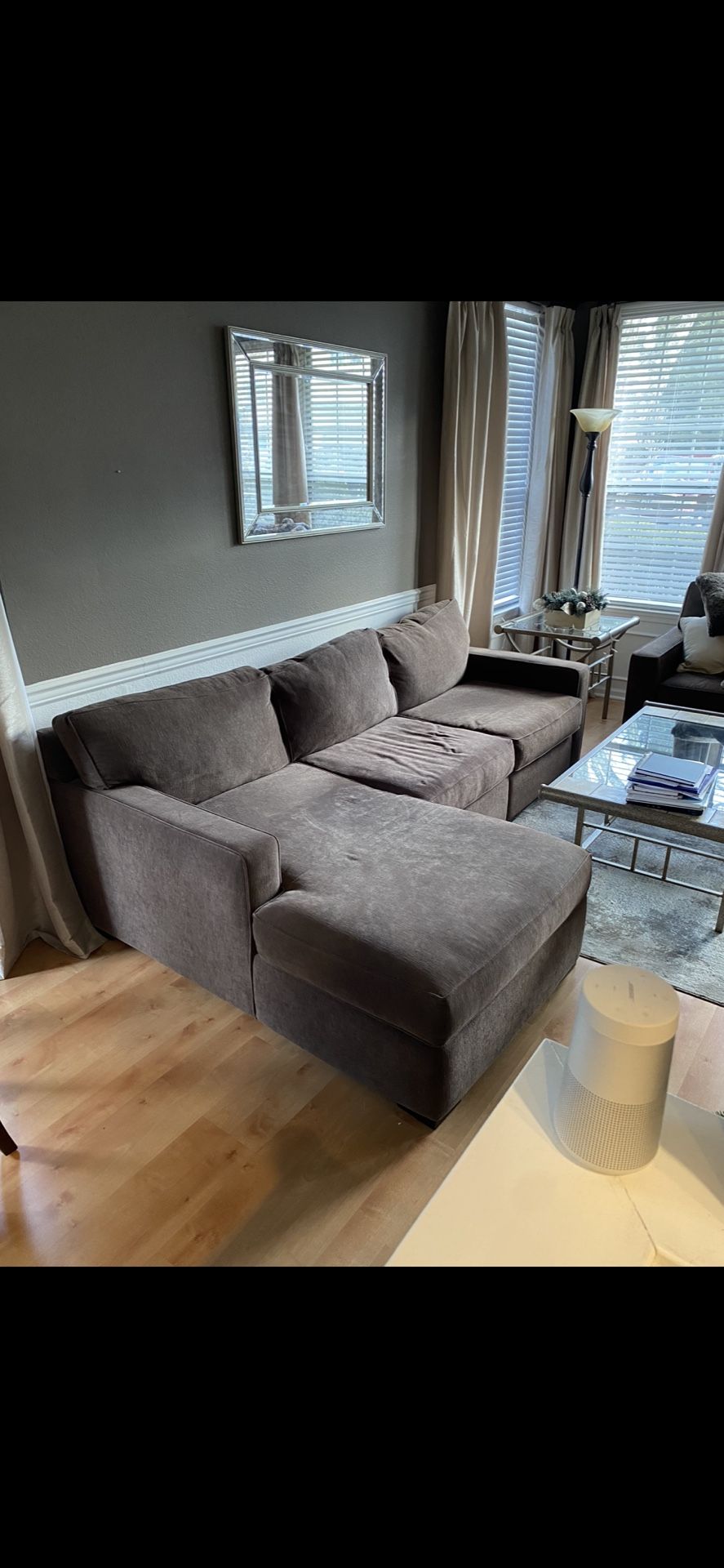 Macy’s Radley Chaise Sofa and Loveseat