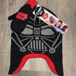 New Star Wars Beanie And Gloves