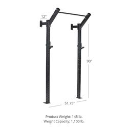 Titan Squat Rack X3 space Saving