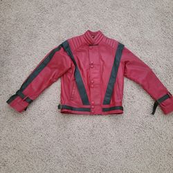 Michael Jackson Leather Thriller Jacket