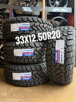 33x12.50R20 - NEW  - OTANI - ALL TERRAIN TIRES - OFFROAD
