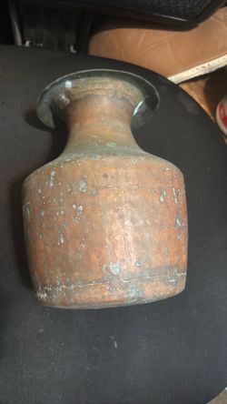Antique brass water container