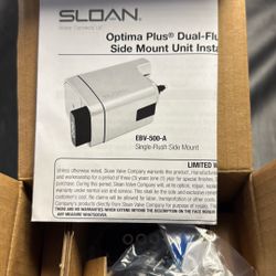 Sloan Optima Plus - Side Mount Flush Valve (New)