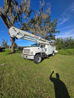GMC Bucket Truck with Boom Crane
