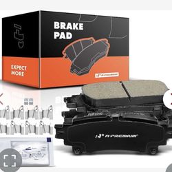 A-Premium Rear Ceramic Disc Brake Pads Set Compatible With Select Toyota And Lexus Models - Highlander, Sienna, Mirai, Prius V, GS200t, GS350, GS450h,