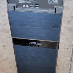 asus gaming desktop  case wirh a few parts. no hardrive