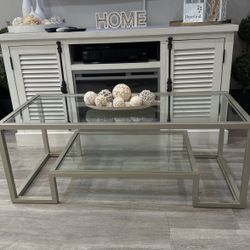 Glass Table Decorative For Living Room 