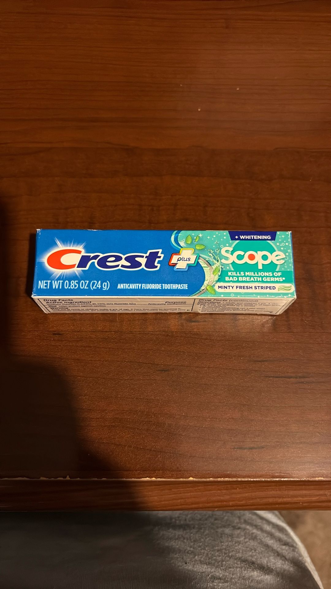 Crest Toothpaste Travel Size