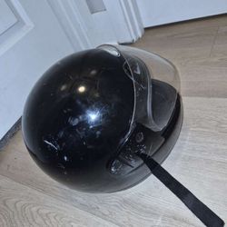 Thh Motorcycle Full Face Helmet Black Size M