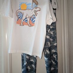 Kidtopia Boys Top and Jogger Pants Pajama , Sizes 8