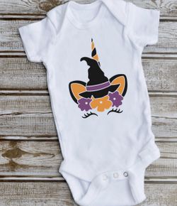 Halloween unicorn onesie