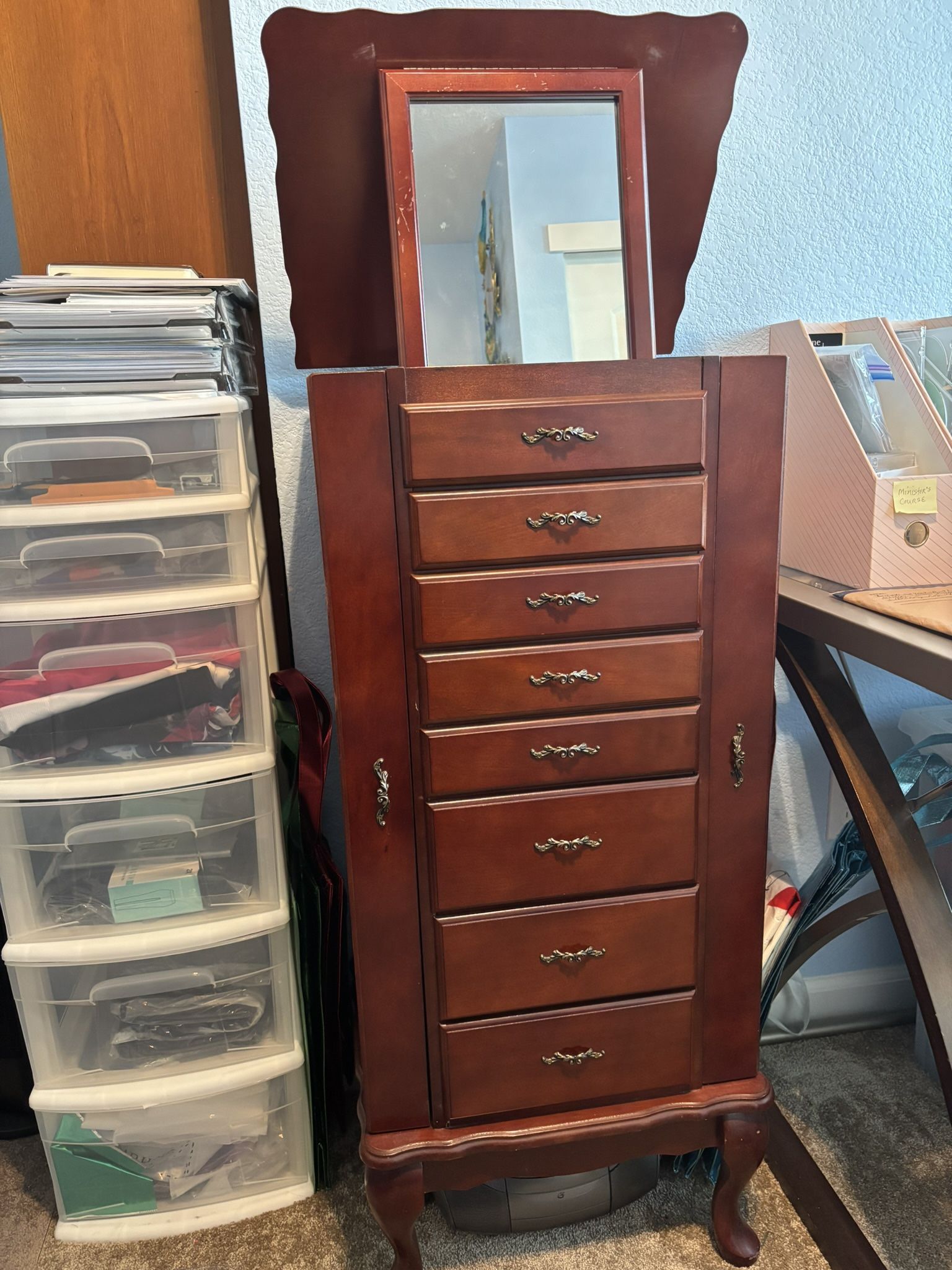Jewelry Armoire With side doors