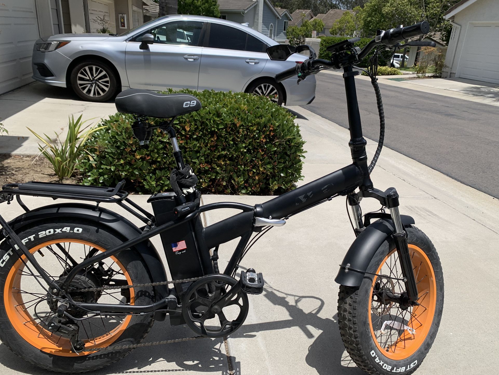 Two 500 Watt Folding Fat Tire Electric Bicycles
