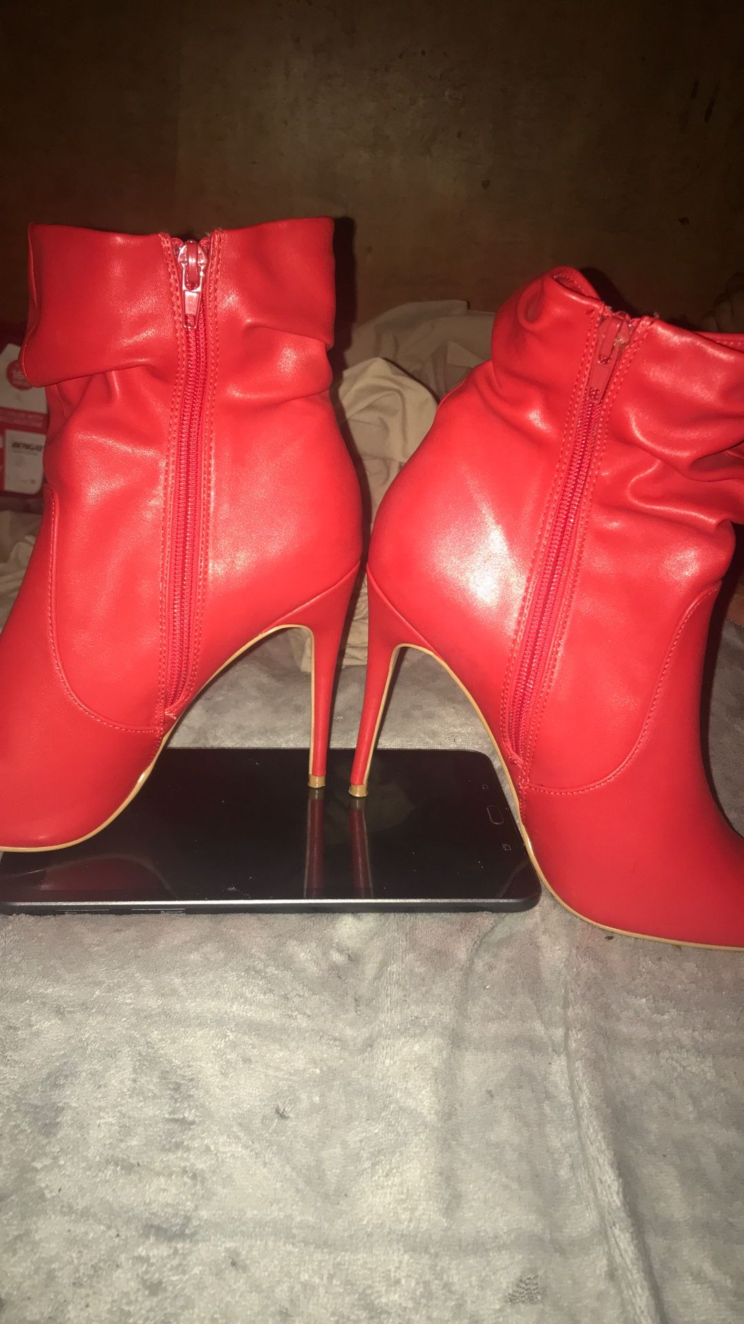 Zelda Red 4.25 High Heel