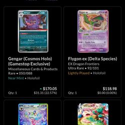 Pokemon Cards For Sale