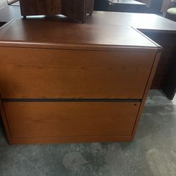 OFFICE/HOME FILE CABINET 2 DRAWERS LATERAL WOODEN FILE CABINET 