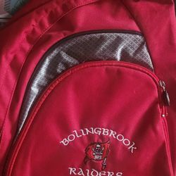 Bolingbrook Raiders New Backpack 