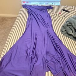 Brand New Women’s Off The Shoulder Xl Dress With Side Split 